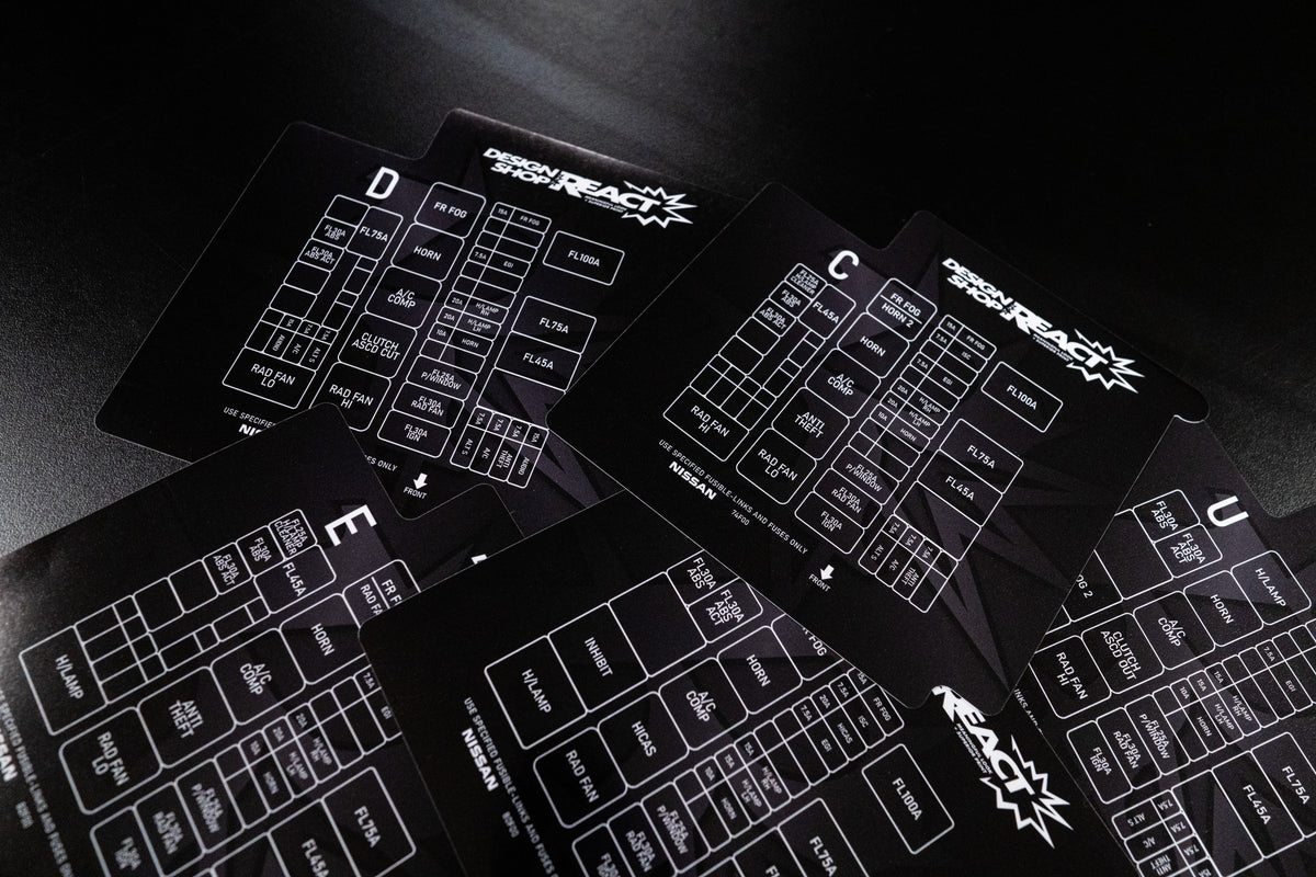 Nissan S14 Engine Bay Fuse Box Sticker – Design Shop React