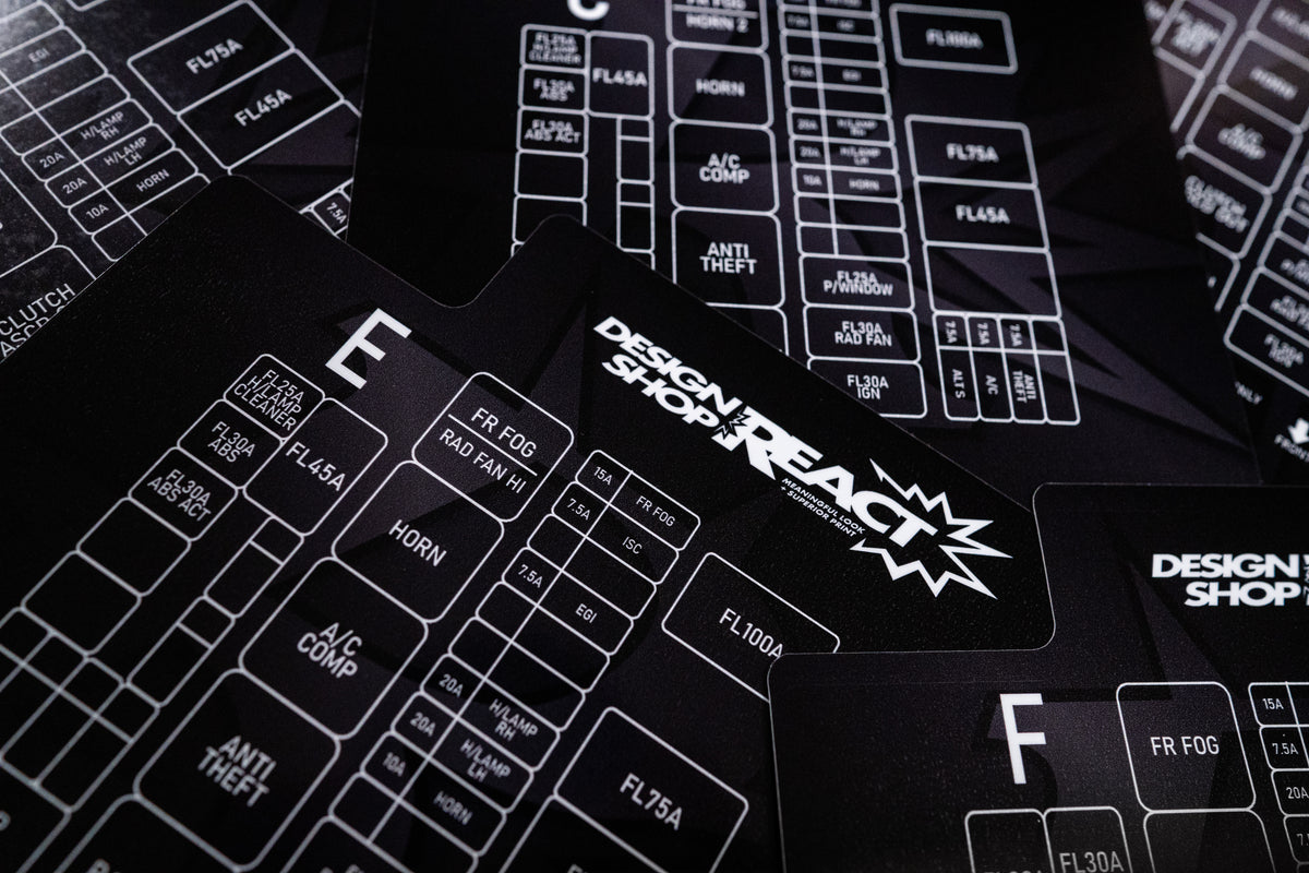 Nissan S14 Engine Bay Fuse Box Sticker – Design Shop React